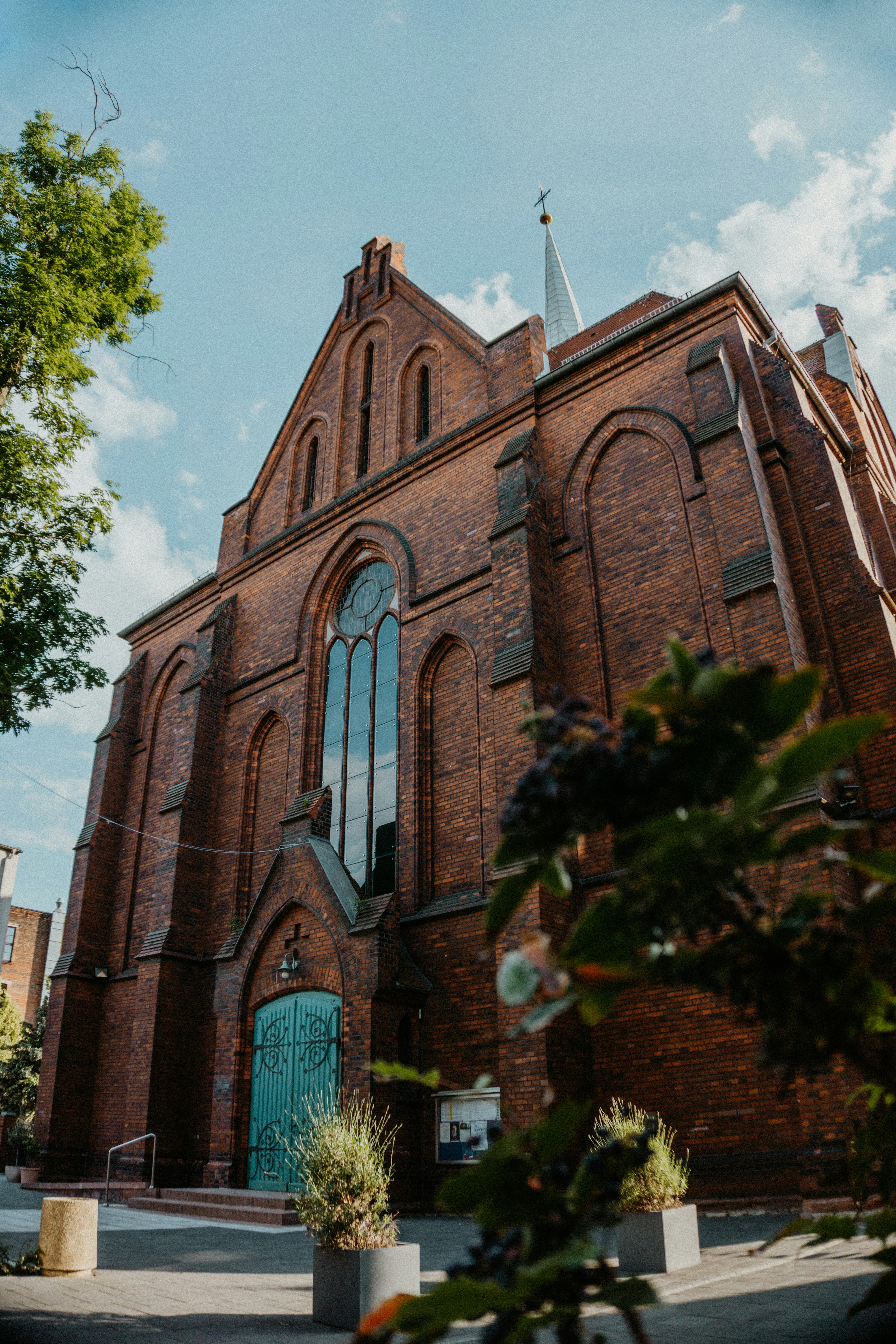 brown concrete church